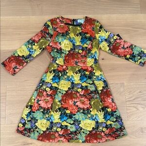 Floral Jacquard Women’s Dress